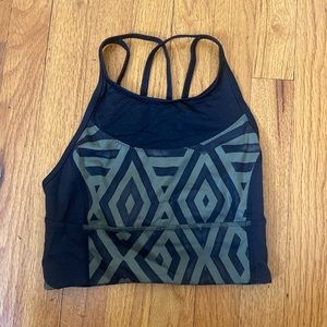 Lululemon Clip In Long Line Sports Bra Size 4